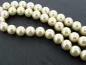 Preview: Shell-Beads, Color: creme Size: ±8mm, Qty: ±49 pc. String 16"