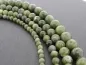 Preview: Southern Jade, pierre semi précieuse, Couleur: vert, Taille: ±8mm, Quantite: chaîne ±38cm, (±45 piece)