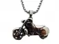 Mobile Preview: Stainless Steel Biker Jewelry, Color: Paltinum, Size Pendant: ±34x44mm, Qty: 1 set