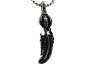 Preview: Stainless Steel Biker Jewelry, Color: Paltinum, Size Pendant: ±58x14mm, Qty: 1 set