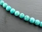 Mobile Preview: Turquoise Nature, Semi-Precious Stone, Color: Turquoise, Size: ±9-10mm, Qty: ±44 pc. String 16"