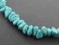Preview: Turquoise Semi-Precious Stone Chips (Howlite), Color: turquoise, Size: --, Qty: String ±16"