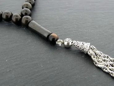 Prayer Beads, Tesbih – Misbaha, Color: brown, Size: ±23cm, Qty: 1 pc.
