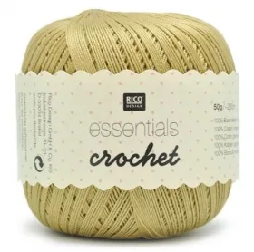 Rico Design Essentials Crochet, gold, 50g/280m