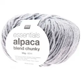 Rico Design Essentials Alpaca blend Chunky, blaugrau, 50g/90m