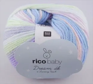 Rico Design Wool Baby Dream Luxury Touch DK 50g Pastell Mix