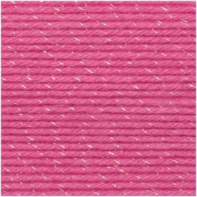 Rico Design Wool Baby Classic Glitz DK 50g Pink