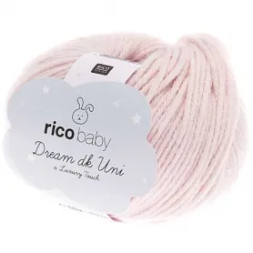 Rico Design Laine Baby Dream Uni Luxury Touch DK 50g Rosa