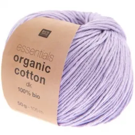 Rico Design Essentials Organic Cotton, flieder, 50g/105m
