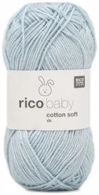 Rico Design Wolle Baby Cotton Soft DK 50g, Hellblau