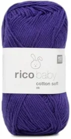 Rico Design Wool Baby Cotton Soft DK 50g Royalblau