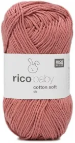Rico Design Wool Baby Cotton Soft DK 50g Holunder