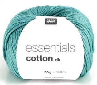 Rico Design Essentials Cotton Dk, dunkeltürkis, 50g/120m