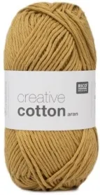 Rico Creative Cotton Aran, mais, Anzahl: 50 g, 85 m, 100 % CO gaze