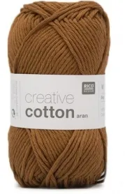 Rico Creative Cotton Aran, zimt, Grösse: 50 g, 85 m, 100 % CO gaze