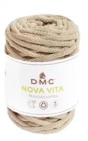 DMC Nova Vita 12, Crochet Knit Macrame, Color: Beige, Quantity: 1 pc.