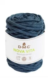 DMC Nova Vita 12, Häkeln Stricken Makramee, Farbe: Blau Grau, Menge: 1 pc.