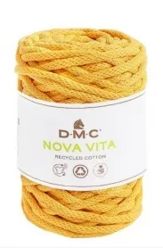 DMC Nova Vita 12, Häkeln Stricken Makramee, Farbe: Gelb, Menge: 1 pc.