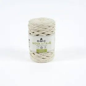 DMC Nova Vita 4, Crochet Knit and Macrame, Color: creme, Quantity: 1 pc.