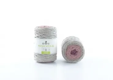 DMC Nova Vita 4, Crochet Knit and Macrame, Color: mottled rose, Quantity: 1 pc.