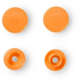 Prym Druckknopf Color Snaps, orange, Grösse: 12.4 mm, Karte 30 Stk.