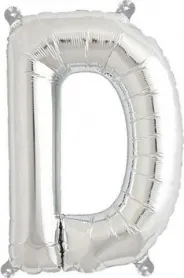 Rico Foil balloon D, Silver, Size: ca. 36 cm