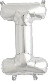 Rico ballon aluminium I, argent, taille: ca. 36 cm