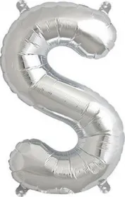 Rico Foil balloon S, Silver, Size: ca. 36 cm