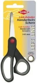 Kleiber Kinderschere Linkshänder, Grösse: 14 cm, Edelstahl, rostfrei, Karte 1 Stk.
