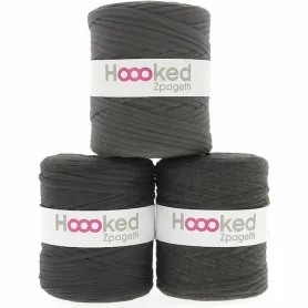 Hoooked Zpagetti Anthrazit Shades, Color: Grey, Weight: ±700g, Quantity: 1 pc.