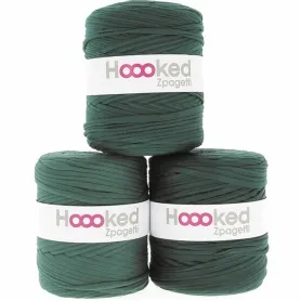 Hoooked Zpagetti Dark green Shades, Color: Green, Weight: ±700g, Quantity: 1 pc.