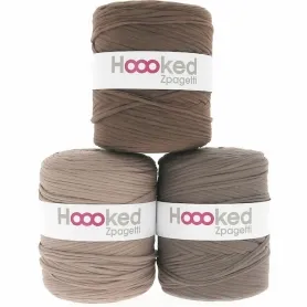 Hoooked Zpagetti Taupe Shades, Color: grey, Weight: ±700g, Quantity: 1 pc.