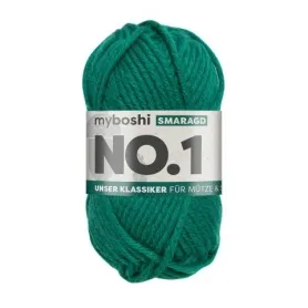 myboshi yarns Nr.1 col.123 smaragd, 50g/55m, quantity: 1 pc.