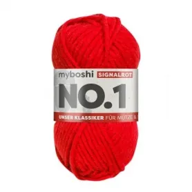 myboshi Wolle Nr.1 col.132 signalrot, 50g/55m, Menge: 1 Stk.