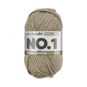 myboshi yarns Nr.1 col.175 schlamm, 50g/55m, quantity: 1 pc.