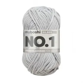 myboshi yarns Nr.1 col. 193 silber, 50g/55m, quantity: 1 pc.