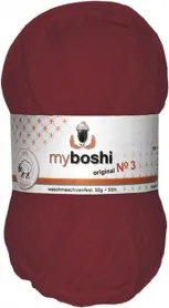 myboshi yarn Nr.3 col.335 bordeaux, 50g/45 m, quantity: 1 pc.