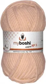 myboshi Wolle Nr.3 col.338 magnolie, 50g/45 m, quantité : 1 pièce.