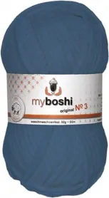 myboshi Wolle Nr.3 col.357 blaubeere, 50g/45 m, quantité : 1 pièce.