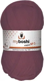 myboshi yarn Nr.3 col.364 brombeere, 50g/45 m, quantity: 1 pc.