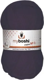 myboshi Wolle Nr.3 col.365 pflaume, 50g/45 m, quantité : 1 pièce.