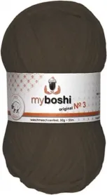 myboshi yarn Nr.3 col.374 kakao, 50g/45 m, quantity: 1 pc.