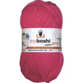 myboshi yarn Nr.4 col.439 himbeere, 50g/100m, quantity: 1 pc.