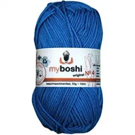 myboshi yarn Nr.4 col.453 ozeanblau, 50g/100m, quantity: 1 pc.
