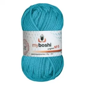 myboshi yarn Nr.5 col.552 türkis, 25g/45m, quantity: 1 pc.