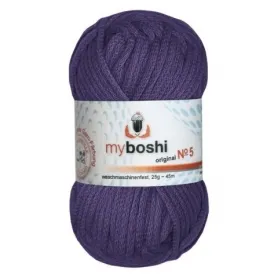 myboshi yarn Nr.5 col.565 pflaume, 25g/45m, quantity: 1 pc.