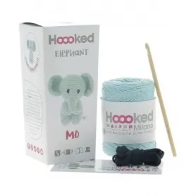 Hoooked Crochet Set Elephant Eco Barbante Lava, Couleur: mint, Quantité: 1 pièce.