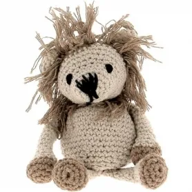 Hoooked Crochet Set Kit de crochet lion Leroy Eco Barbante, Couleur: taupe, Quantité: 1 pièce.