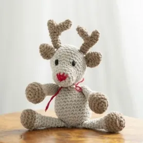 Hoooked Crochet Set Reindeer Rue, Color: beige, Quantity: 1 piece.
