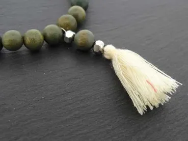 Prayer Beads, Tesbih – Misbaha, Color: green, Size: ±18cm, Qty: 1 pc.